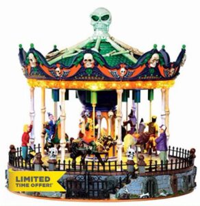 Lemax 34605-UK Spooky Town Sights & Sounds: Scary-Go-Round