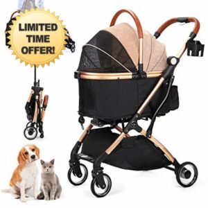 SKISOPGO 3-in-1 Pet Stroller