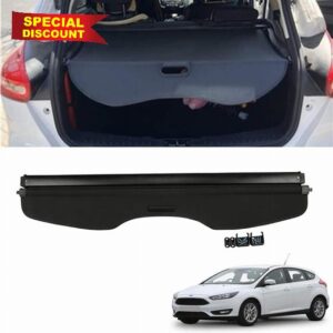 TOYSPY Car Retractable Rear Trunk Parcel Shelf for Ford Focus Third gen 2013-2018