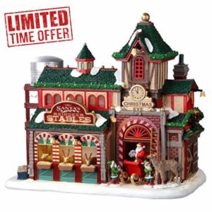 Lemax Christmas Village Santas Reindeer Stables - 25926
