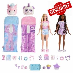 Barbie Cutie Reveal Slumber Party gift set