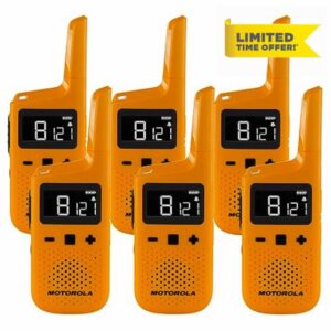 Motorola TALKABOUT T72 Weatherproof IP54 Walkie Talkie (6 pack)