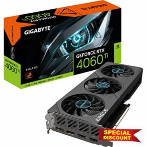GIGABYTE GeForce RTX 4060 TI EAGLE 8GB Graphics Card - 8GB GDDR6 18Gbps 128bit