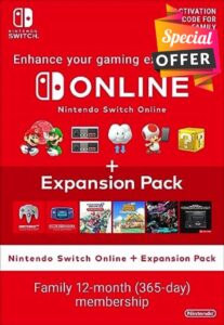 Nintendo Switch Online + Expansion Pack (Family Membership) - Standard | Nintendo Switch - Download Code