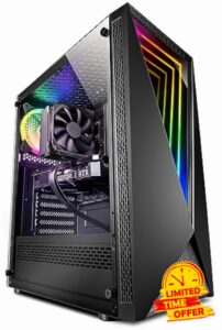 Vibox VIII-95 Gaming PC - Intel i9 11900KF Processor - Nvidia RTX 4060 8GB Graphics Card - 32GB RAM - 1TB NVMe SSD - 600W PSU - Windows 11 - WiFi