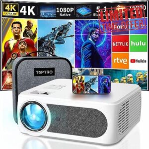 TOPTRO Projector 4K Support