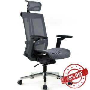 Realm of Thrones COMMODORE AIR Ergonomic Mesh Office Chair with 4D Armrests