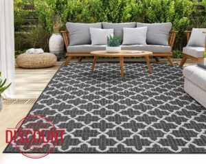 HomeArt Outdoor Rugs | Easy-Cleaning Indoor & Outdoor Area Rugs for Porch