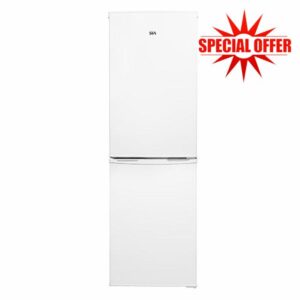 SIA SFF1490W 50/50 Split Freestanding 153L Combi Fridge Freezer with 4* Freezer Compartment in White