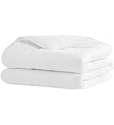 Aisbo Bed Sheet and Duvet Cover Set - 4 Piece Double Bedding Sets with Fitted Sheet, Soft Microfi...
