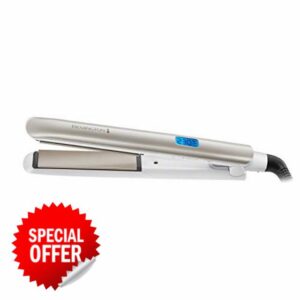 Remington Hydraluxe Hair Straightener - 110 mm Ceramic Hair straighteners with Moisture Lock Coating and Fast 15 Second Heat-Up - S8901