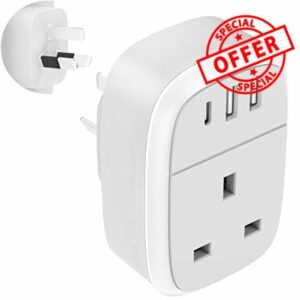 UK to Australia Plug Adapter