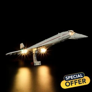 LIGHTAILING Light For Lego- 10318 Concorde - Led Lighting Kit Compatible With Lego Building Blocks Model - NOT Included The Model Se