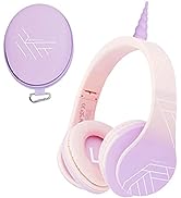 Headphones for Kids, PowerLocus Bluetooth Headphones, Kid Headphone Over-Ear with LED Lights, Fol...