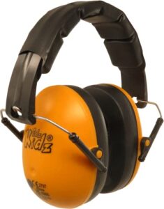 Toddlers and Teens. Hearing Protection for Children. Earmuffs for Autism. Great Noise Reduction. CE and UKCA Certified. (Orange)