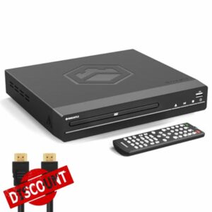 DVD Player for TV with HDMI Cable | Multi Region HD 1080P DVD Player | HDMI
