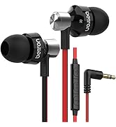 Betron B25 Earphones, Noise Isolating In-Ear Wired Headphones with Strong Bass, Tangle-Free Cord,...