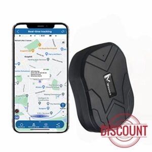 Winnes TK905 Strong Magnet GPS Tracker Car no Subscription Car Safety Alarm GPS Tracker with Phone APP 3 Months Standby Rechargeable Car Tracker Anti Theft Tracking Device for Car Truck