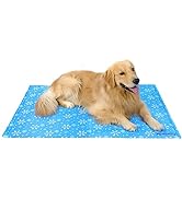 Nepfaivy Dog Cooling Mats Large - Self Cooling Mat for Dogs and Cats, Non-toxic Gel Pet Cooling M...