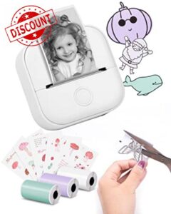 Memoking T02 Mini Portable Printer Pocket Printer