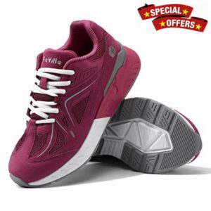 FitVille Womens Extra Wide Fit Trainers Ladies Walking Running Shoes Comfortable Sneakers for Flat Feet Plantar Fasciitis