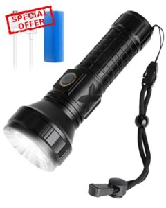 Maxesla 2000 Lumens Rechargeable LED Torch