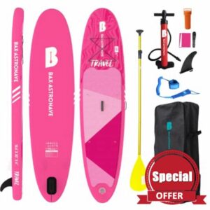 Premium Inflatable Stand Up Paddle Board 10.6ft | 6 Inch Thick Stable SUP Paddle Boards For Adults With Durable Paddle Board Accessories Rucksack Hand Pump Adjustable Paddle Leash
