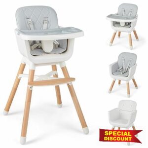COSTWAY High Chair for Babies and Toddlers