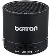 Betron NR200 Portable Bluetooth Speaker with Wireless Connection and Microphone