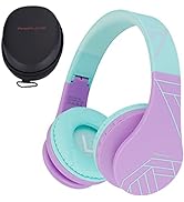 Bluetooth Headphones for kids, PowerLocus Wireless Foldable Headphones Over Ear, Headphone with M...