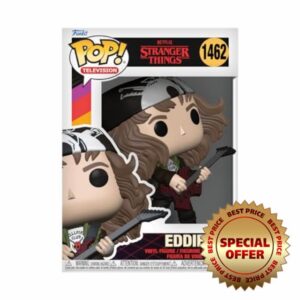 Funko POP! TV: Stranger Things - Hunter Eddie With Guitar - Collectable Vinyl Figure - Gift Idea - Official Merchandise - Toys for Kids & Adults - TV Fans - Model Figure for Collectors and Display