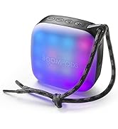 Boompods Soundflare - Sustainable Mini Portable Bluetooth Speaker with Lights - Made From Ocean B...