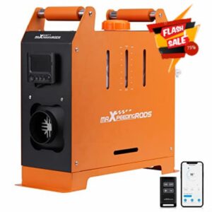 maXpeedingrods 5KW 12V Diesel Heater with App Remote Control Super Quiet Running and All In One Style Easy to Carry for Car Trucks Caravans or Motorhomes