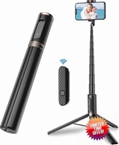 TONEOF 60" Cell Phone Selfie Stick Tripod