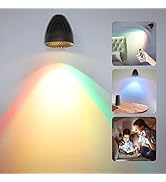 MLOQI Spotlight Battery Wall Lights Indoor with 14 Color,Battery Operated Wall Lamp,Dimmable,Touc...