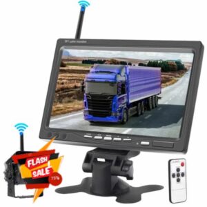 Wireless Rear View Camera and 7 Inch HD Monitor Kit