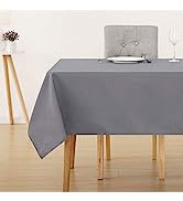 Deconovo Oxford Water Resistant Square or Rectangle Tablecloth for Outdoor or Indoor 51x51in,52x7...