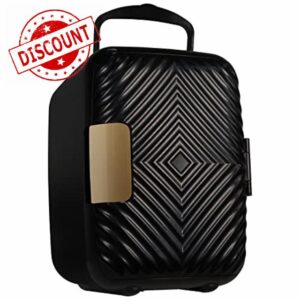 Russell Hobbs Mini Fridge 4L/6 Can Portable Mini Cooler & Warmer for Drinks