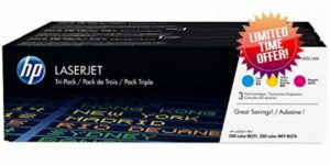 HP 131A original toner cartridge cyan magenta and yellow standard capacity 3 x 1.800 pages 3-pack