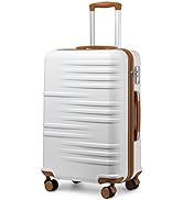 British Traveller Suitcase Check in Hold Luggage Lightweight PP Hard Shell Travel Trolley Suitcas...