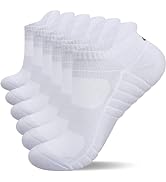 Lapulas Mens Socks Wicking Breathable Black Cushion Comfortable Casual Crew Socks Outdoor Multi P...
