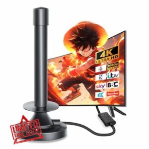 Fivglrig TV Aerial - Digital TV Aerial Indoor for Freeview TV