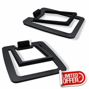 Sanyun SW601 Metal Desktop Speakers Stands for Compact 2''-3'' Speakers