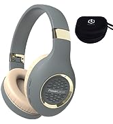 PowerLocus Wireless Headphones Over Ear, Bluetooth Headphones Over Ear, 50 Hours Playtime, Foldab...