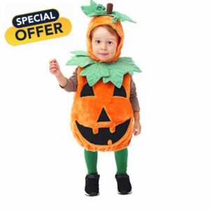 Spooktacular Creations Baby Pumpkin Costume Deluxe Set for Toddler/Infant Halloween Party Dress Up