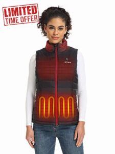 ORORO Women's Heated Vest With Battery Pack Lightweight Heated Gilet For Wome