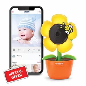 VTech RM9751 Yellow Daisy Smart Wi-Fi Baby Camera