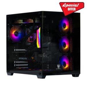 Veno Scorp Gaming PC Intel Core i7 13700KF ASUS RTX 4070Ti 12GB Graphics Card • Corsair 32GB 5600MHz DDR5 • 2TB NVMe SSD • 850W PSU GOLD • Nemesis RGB Gaming Case & Liquid Cooling • WIFI • Windows 11