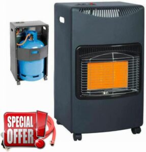 Easy Shopping® Portable Gas Heater 4.2KW Butane LPG Gas Heater for Home Office Room Bathroom Heating Cabine