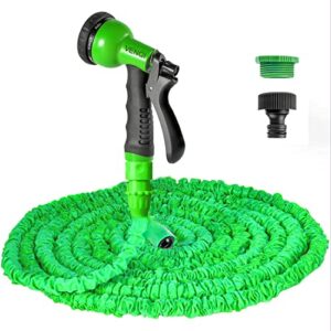 Flexible Stretch Magic Water Hose with 8-Pattern Spray Nozzle